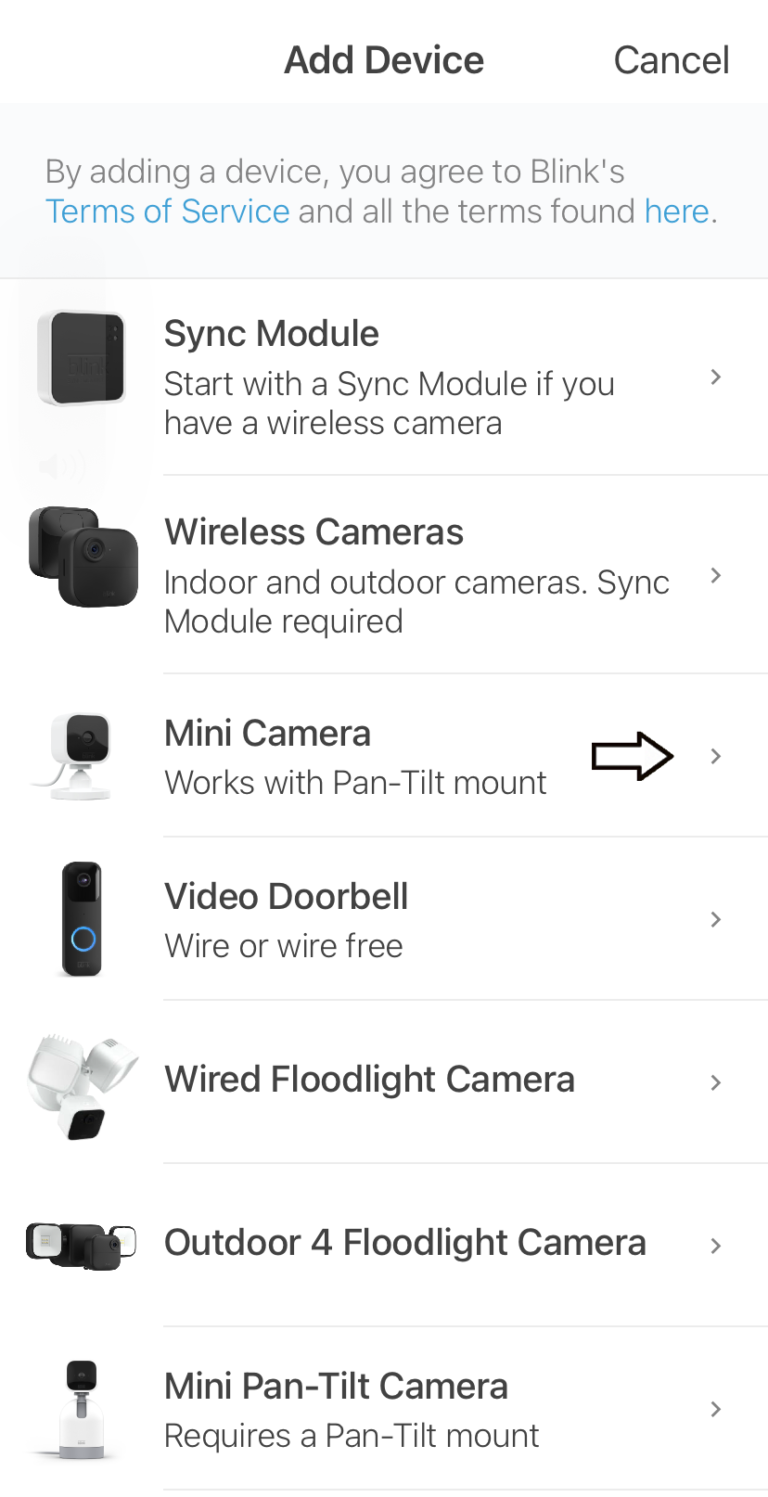 Blink Mini Setup