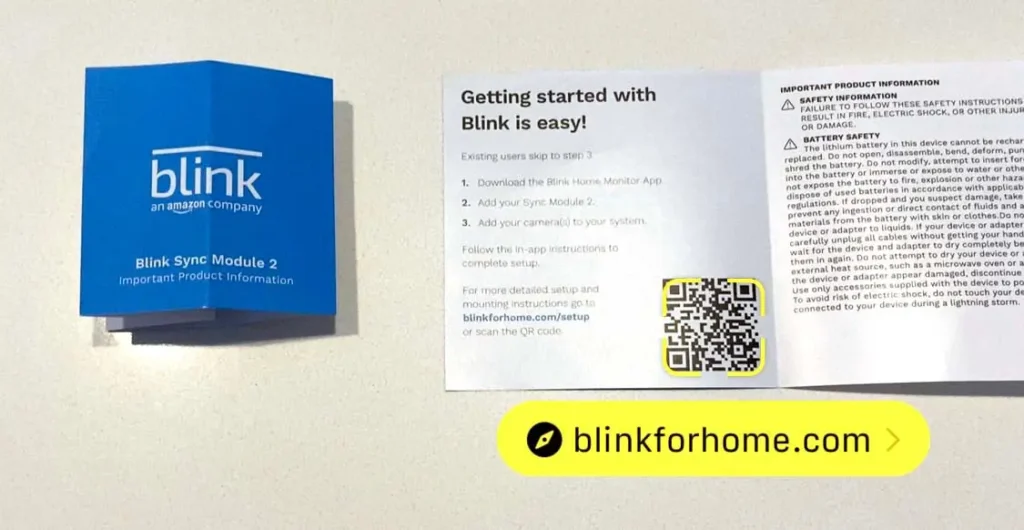 how to set up blink app 1